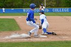 Baseball vs CGA  Wheaton College Baseball vs Coast Guard Academy during game two of the NEWMAC semi-finals playoffs. - (Photo by Keith Nordstrom) : Wheaton, baseball, NEWMAC